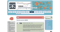 Desktop Screenshot of cerom-outremer.fr