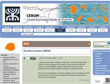 Tablet Screenshot of cerom-outremer.fr